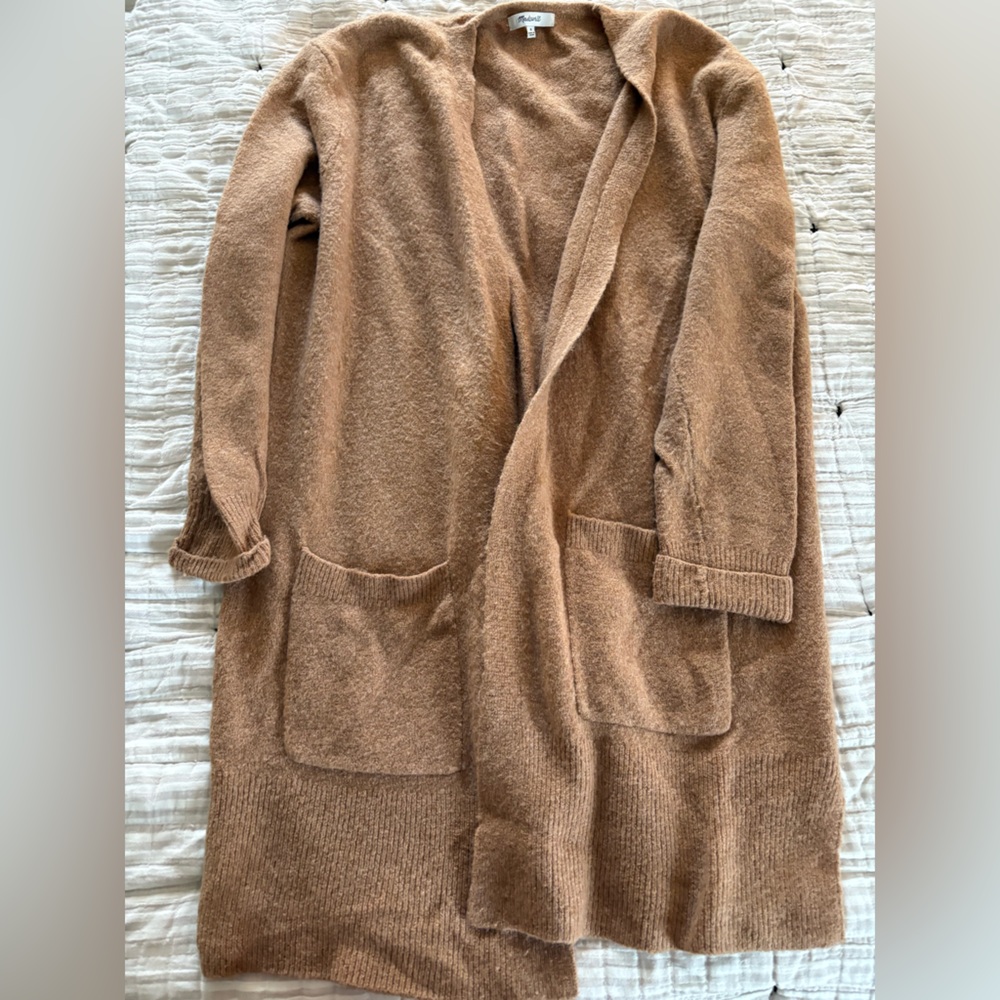 Cozy Tan Knit Cardigan